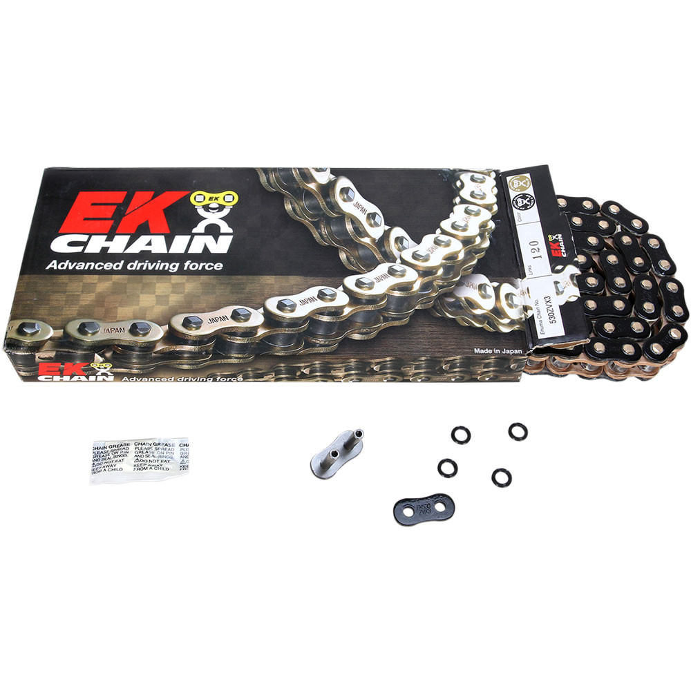 EK 530 Series ZVX3 Sealed Chain - Black - 530ZVX3-120KG - Get