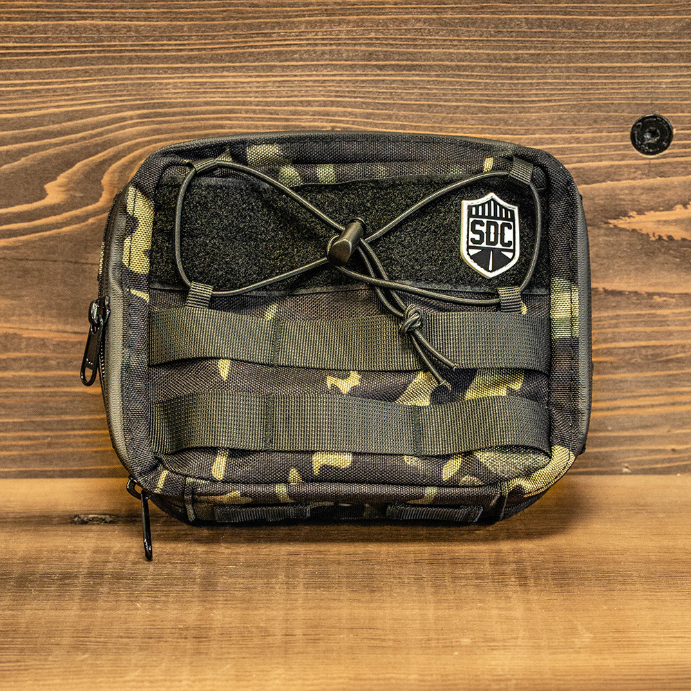 San Diego Customs MOLLE Bar Bag Multicam Black - Get Lowered Cycles