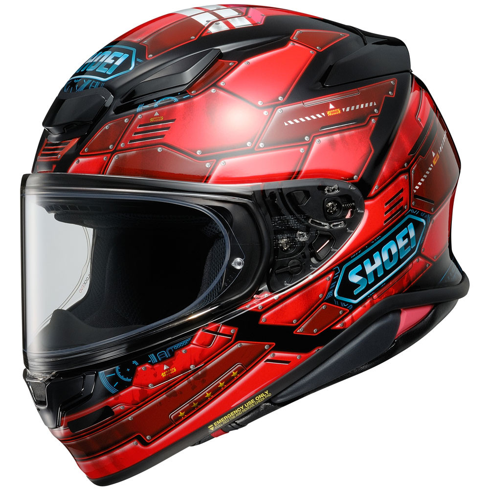 new shoei helmets black and red Shoei RF-1400 Helmet