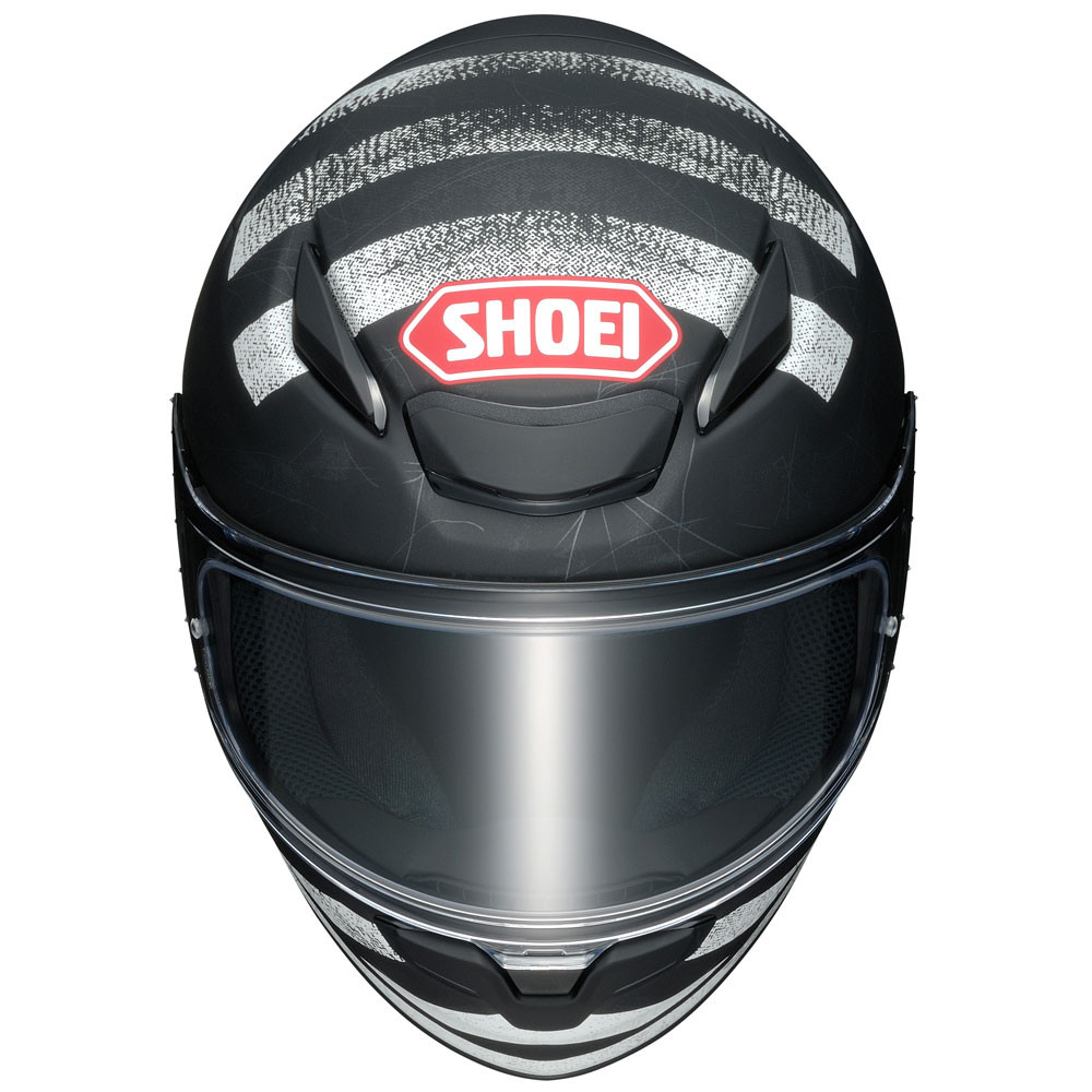 carbon fiber helmet shoei Shoei RF-1400 Motorcycle Helmet - Scanner Black/White