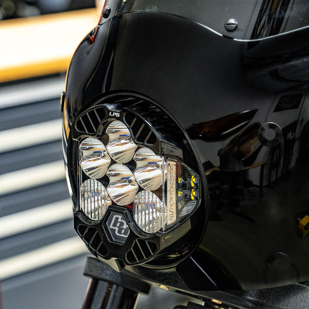 Complete Baja LP6 Pro Light Kit for Harley Softail, Dyna, Low