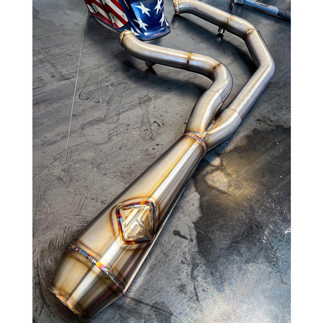 SP Concepts Works Edition Big Bore Exhaust for 20182023 Harley Softail