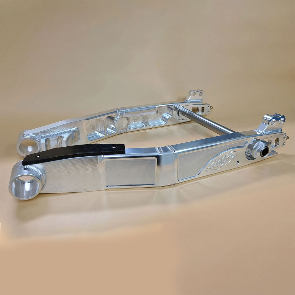 Trac Dynamics Billet Swingarm for Harley Touring Racer Get Lowered