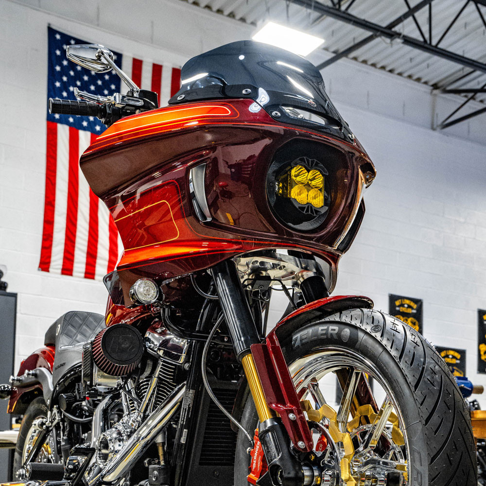 Baja Designs LP4 アンバー　FXLRST Harley Davidson（ハーレー・ダビッドソン） Baja Designs LP4 ヘッド