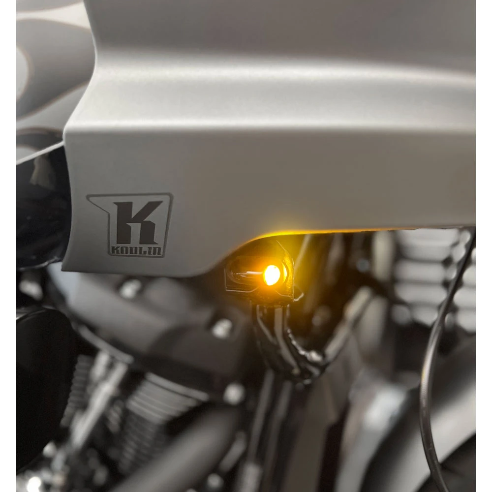 Kodlin Neowise Bullet LED 2-1 Turn Signal for 2022-Up Softail Lowrider ...