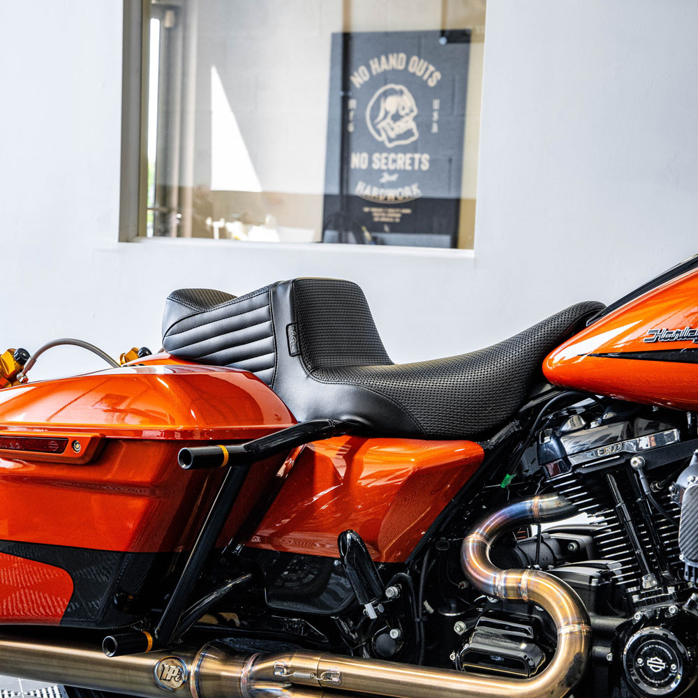 LePera Tailwhip Daddy Long Leg Seat for 2008-2023 Harley Touring
