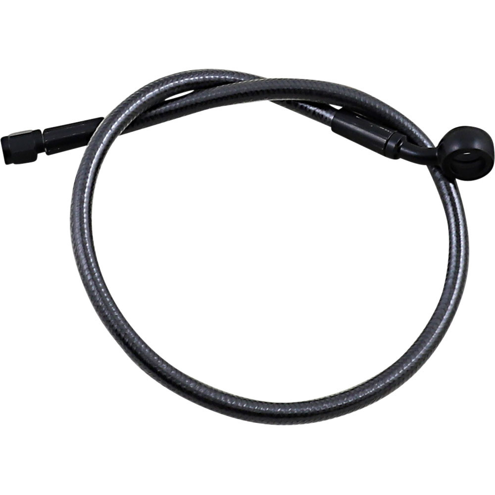 normページ Magnum 12mm-35° Alternative Length ABS Front Brake Line - Black