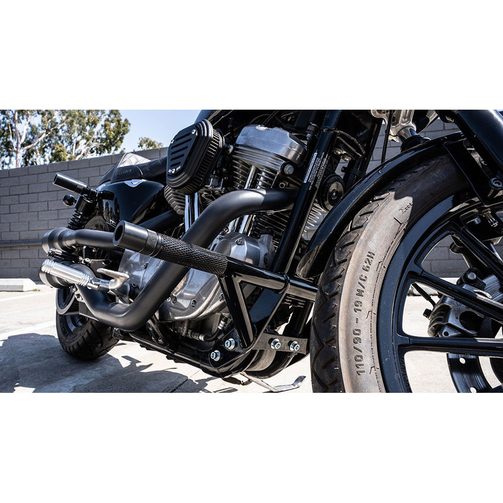 Burly Brawler Front Crash Guard for 20042021 Harley Sportster Models B103011B Get Lowered