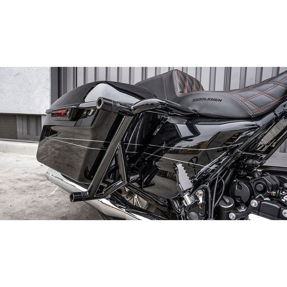 Burly Brawler Front & Rear Crash Guard Set for 2009-2023 Harley