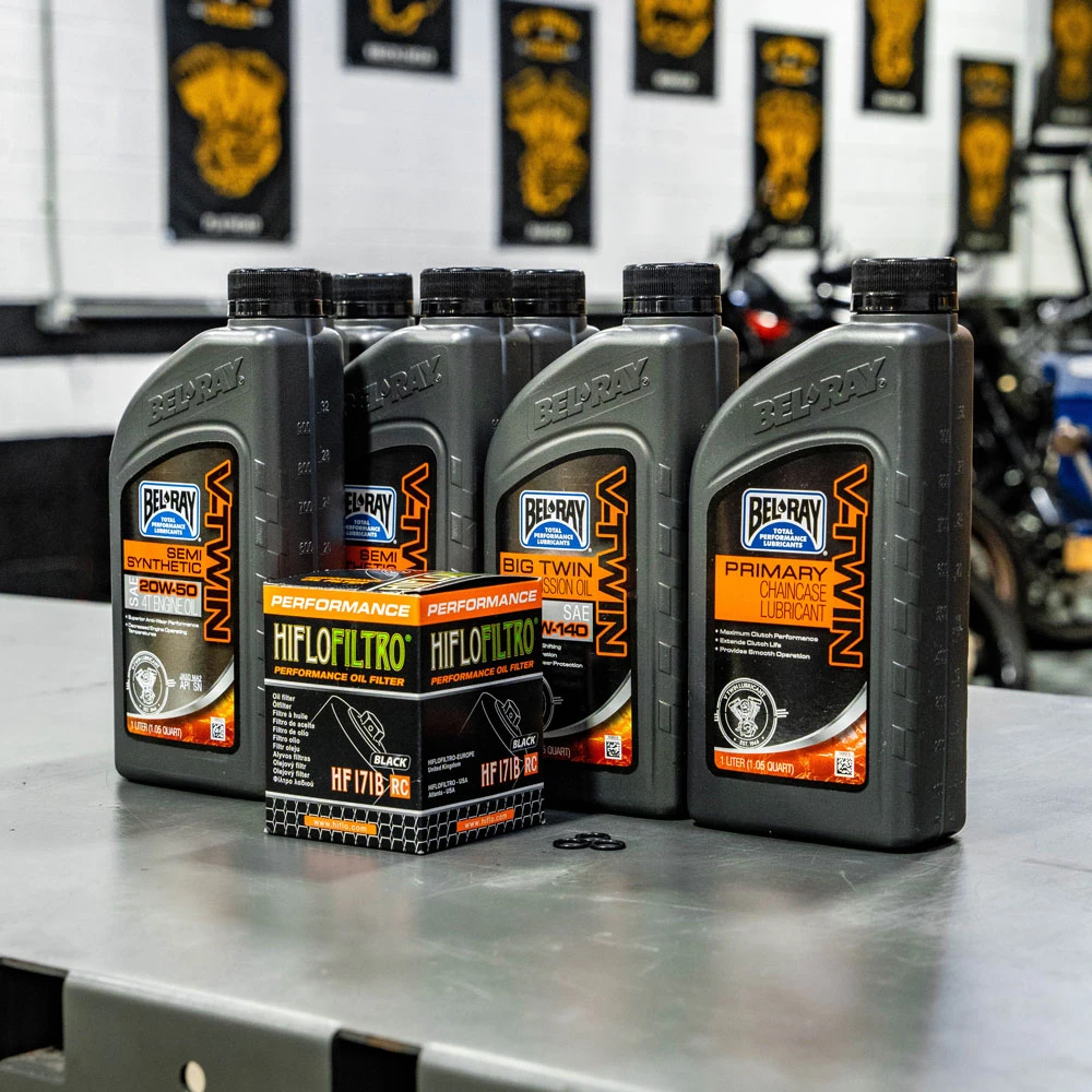 Bel-Ray V-Twin Oil Change Tune Up Kit for Harley M8 - Get Lowered Cycles