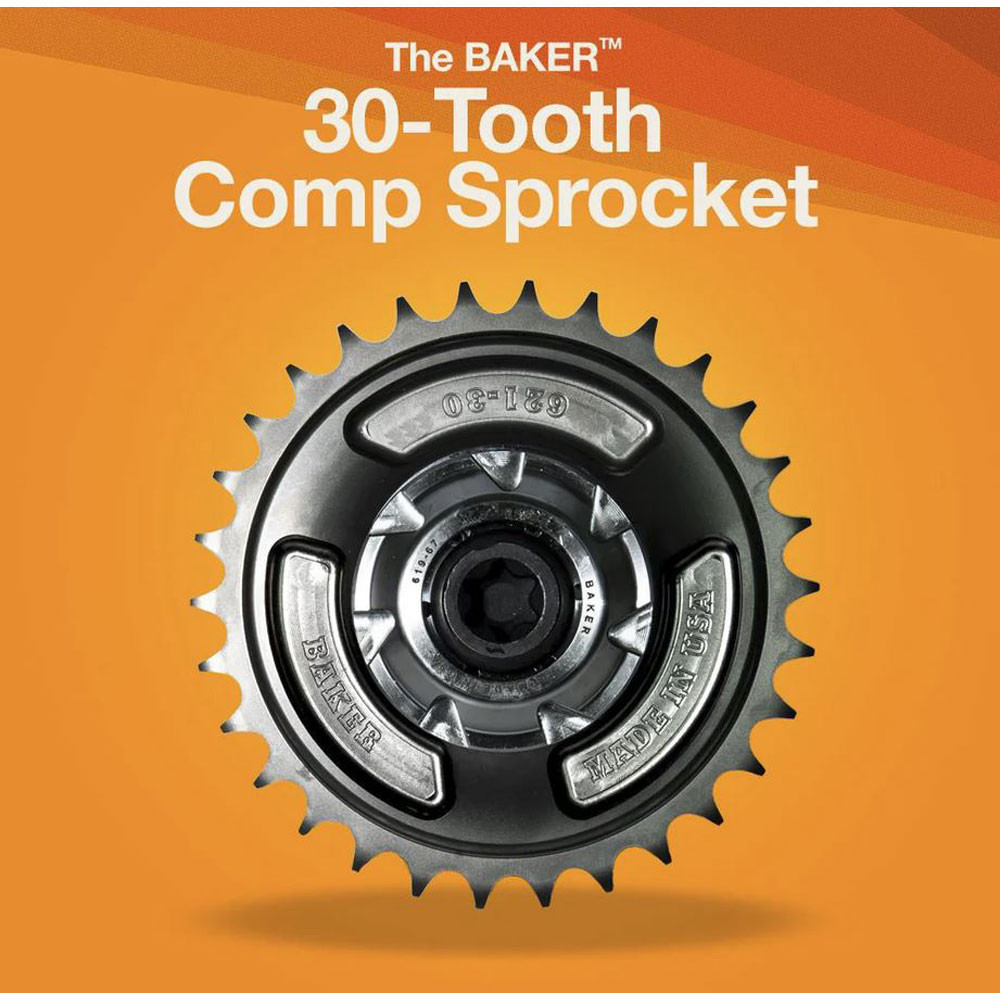 ドレイク　sp Baker 30-Tooth Compensator Sprocket for 2017-2020 Harley M8