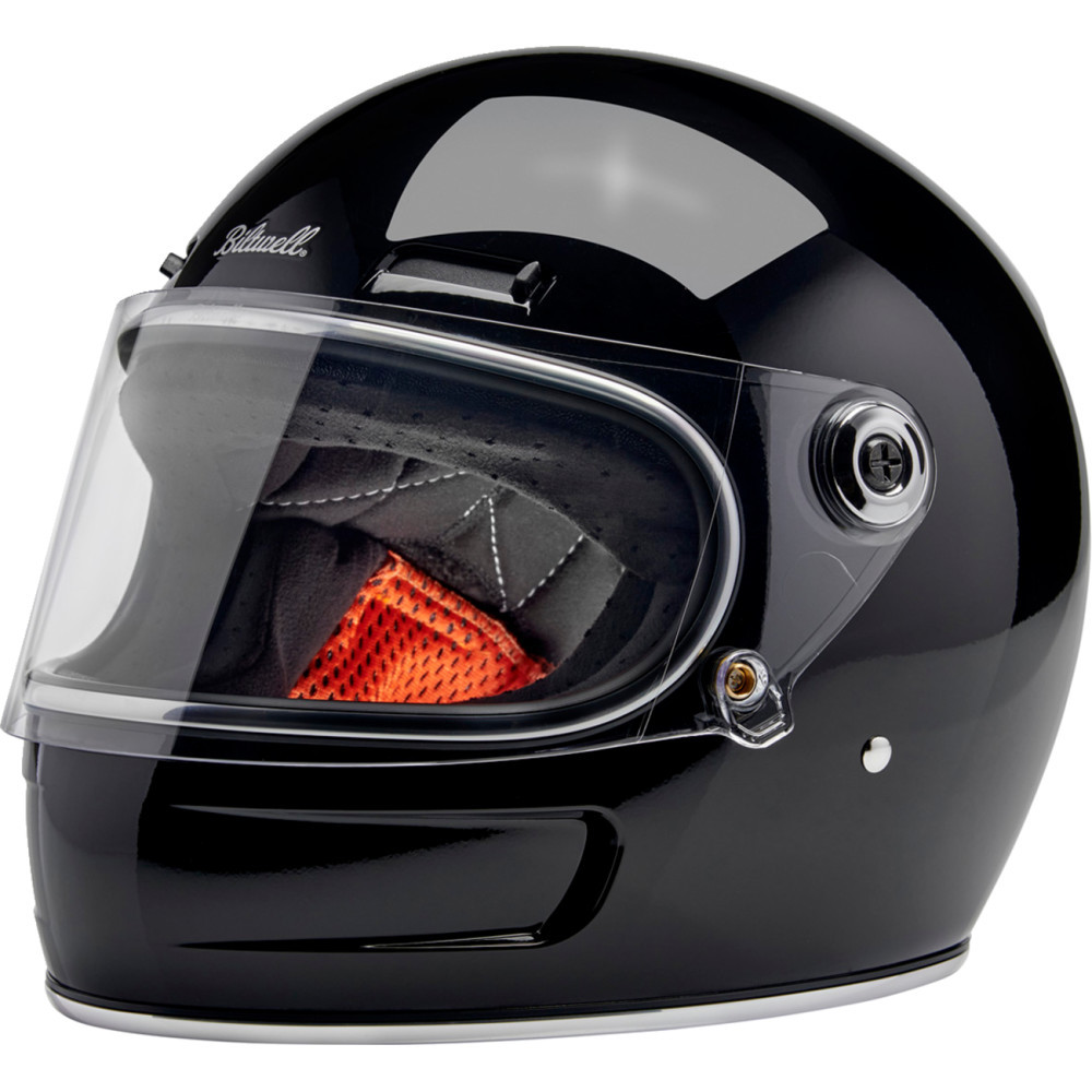 Biltwell Gringo SV ECE Gloss Black Helmet - Get Lowered Cycles