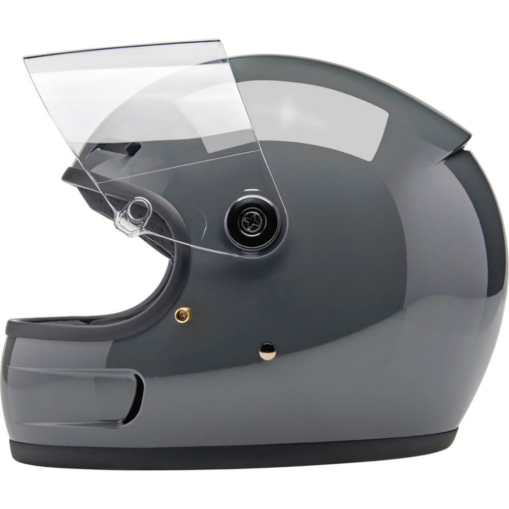 Biltwell Gringo SV ECE Gloss Storm Gray Helmet - Get Lowered Cycles