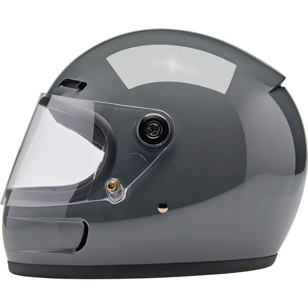 Biltwell Gringo SV ECE Gloss Storm Gray Helmet - Get Lowered Cycles