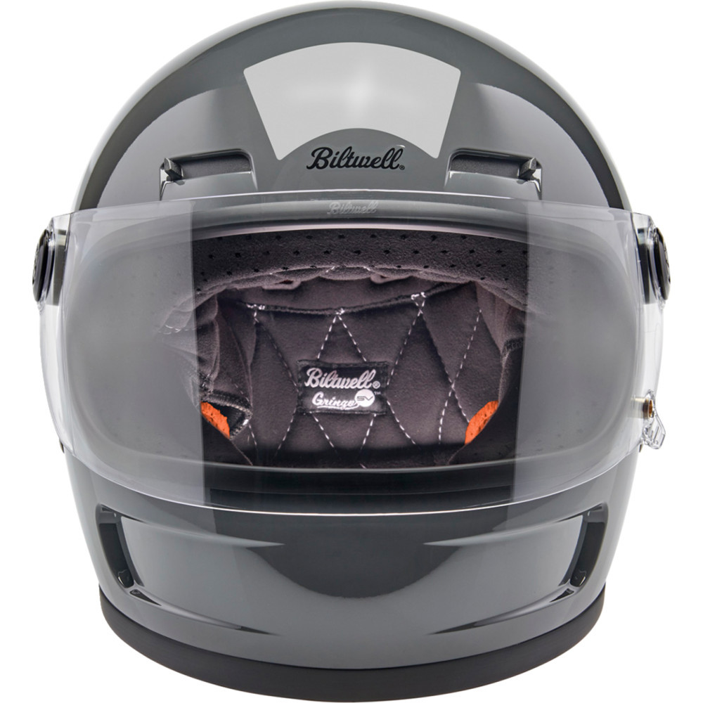 Biltwell Gringo SV ECE Gloss Storm Gray Helmet - Get Lowered Cycles