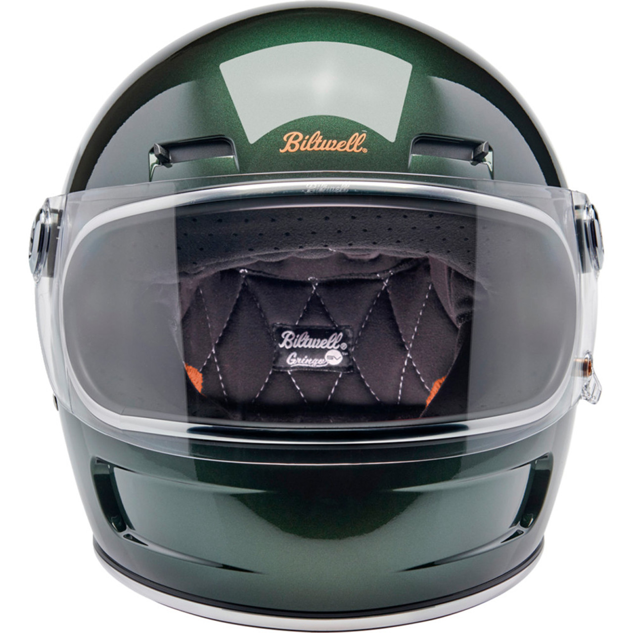 Biltwell Gringo SV ECE Metallic Sierra Green Helmet Get Lowered Cycles