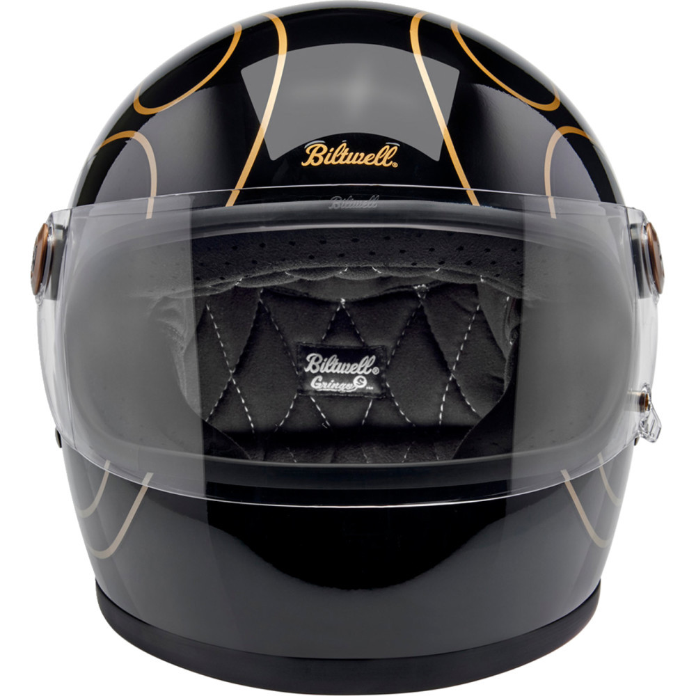 Biltwell Gringo S ECE Black Flame Helmet - Get Lowered Cycles