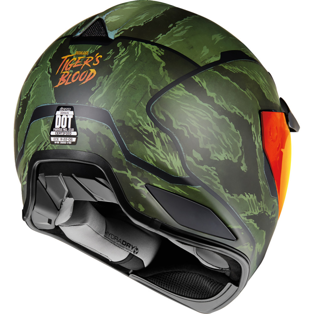 Icon Domain Helmet - Tiger's Blood - Get Lowered Cycles