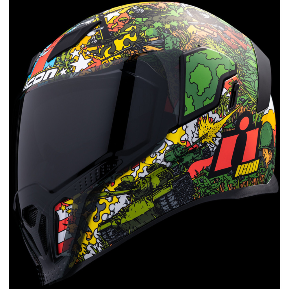 icon airflite qb1 helmet green GP23 Yet it is considered to be the safest to date and Double Icon Airflite GP23 Motorcycle Helmet