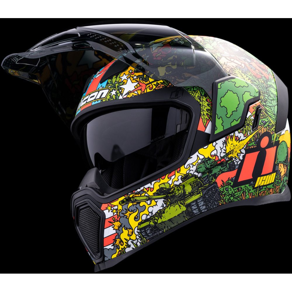 Icon Airflite GP23 Green Helmet - Get Lowered Cycles