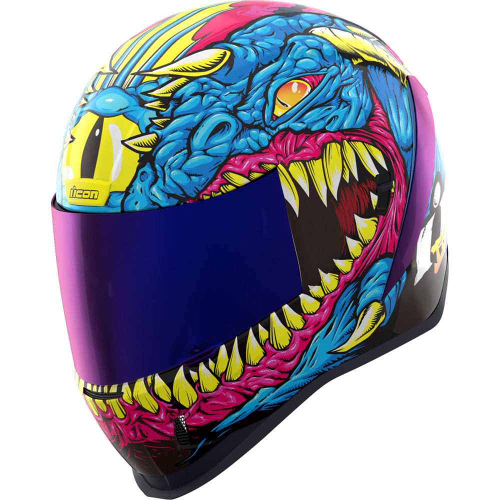 Icon Airform Helmet - Kryola Kreep Blue - Get Lowered Cycles