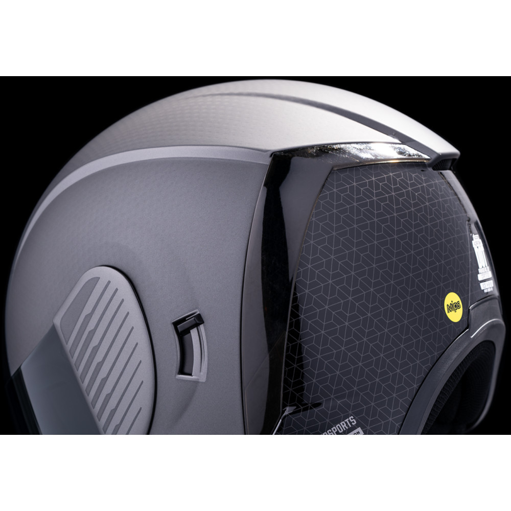 Icon Airform Counterstrike Silver Helmet - Get Lowered Cycles