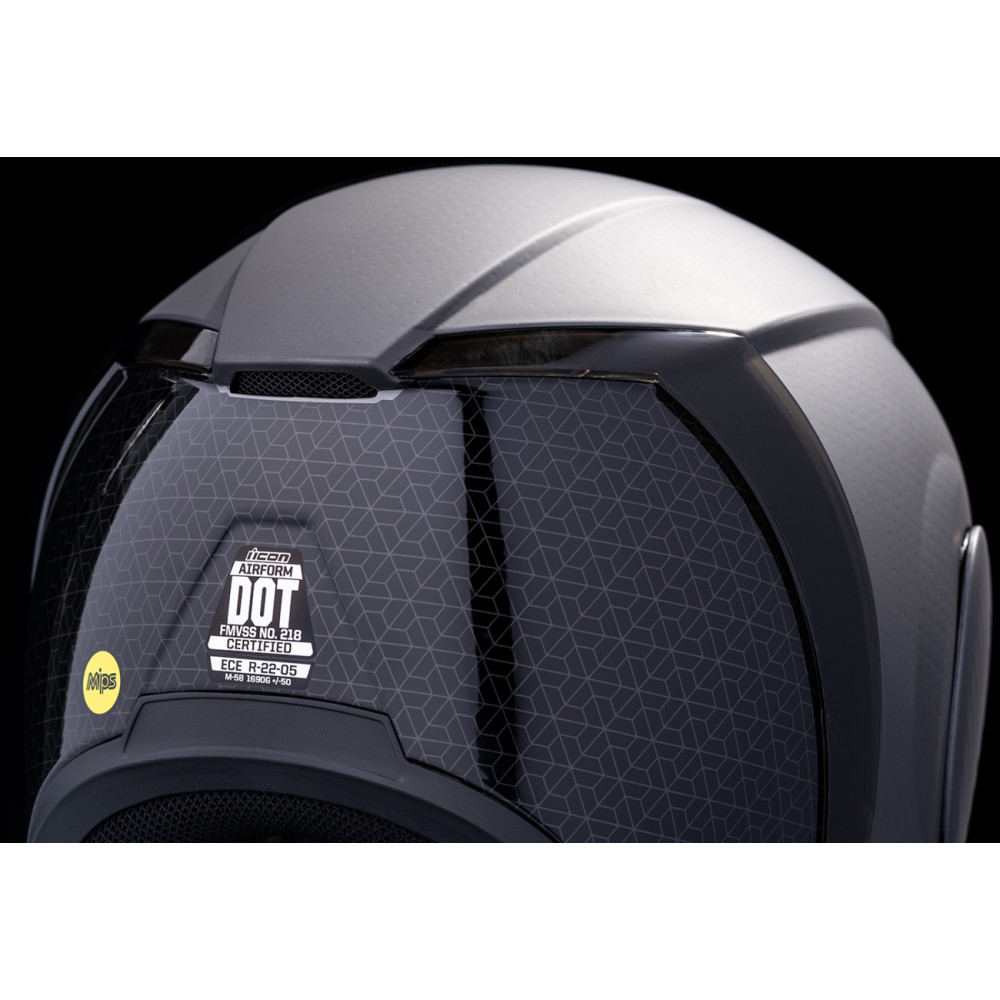 Icon Airform Counterstrike Silver Helmet - Get Lowered Cycles