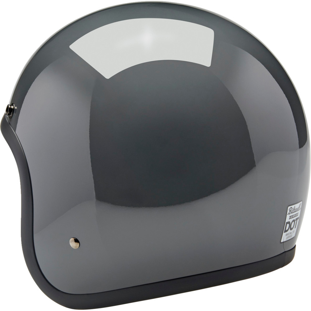 ハーモット　ペルモント　ライトグレー Biltwell Bonanza Motorcycle Helmet - Gloss Storm Grey - Get