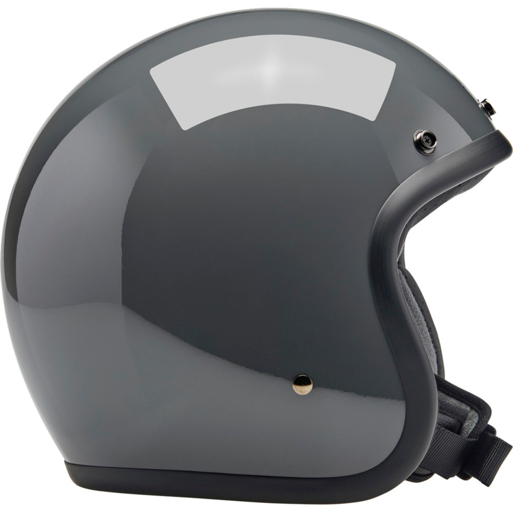 Biltwell Bonanza Motorcycle Helmet - Gloss Storm Grey - Get