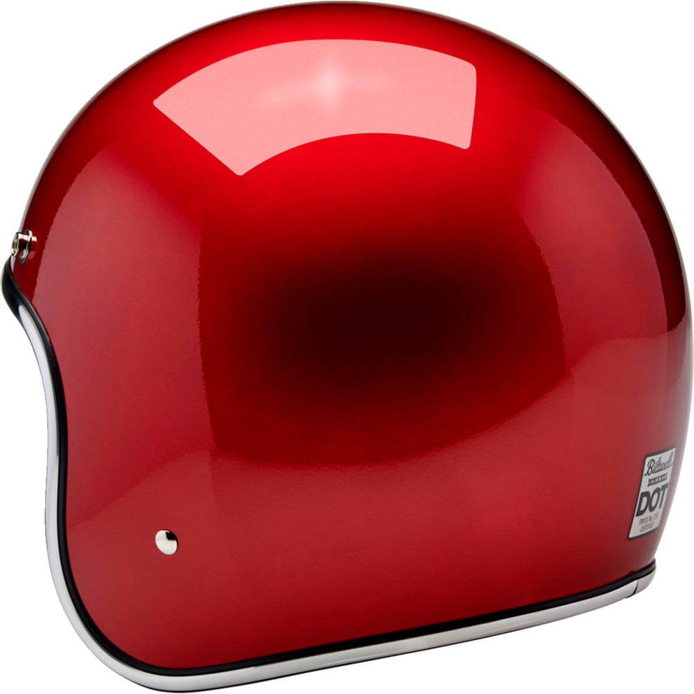 Biltwell Bonanza Motorcycle Helmet - Metallic Cherry Red - Get