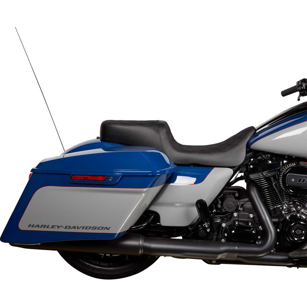 Drag Specialties Performance Predator 2-Up Diamond Seat for 2008