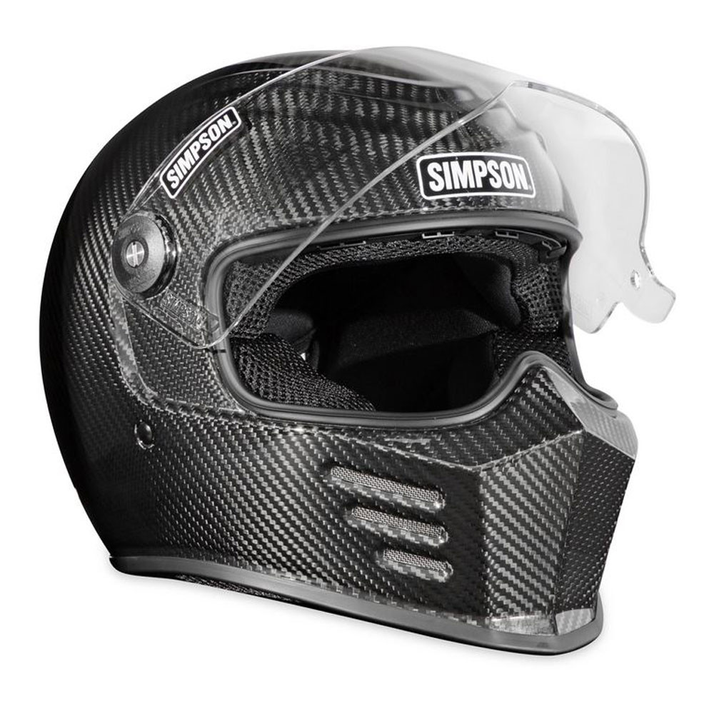 Simpson Outlaw Bandit 3 Helmet - Carbon Fiber - Get Lowered Cycles
