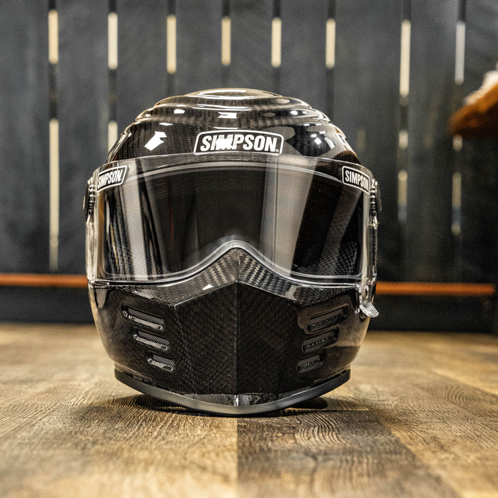 Simpson Outlaw Bandit 3 Helmet - Carbon Fiber - Get Lowered Cycles
