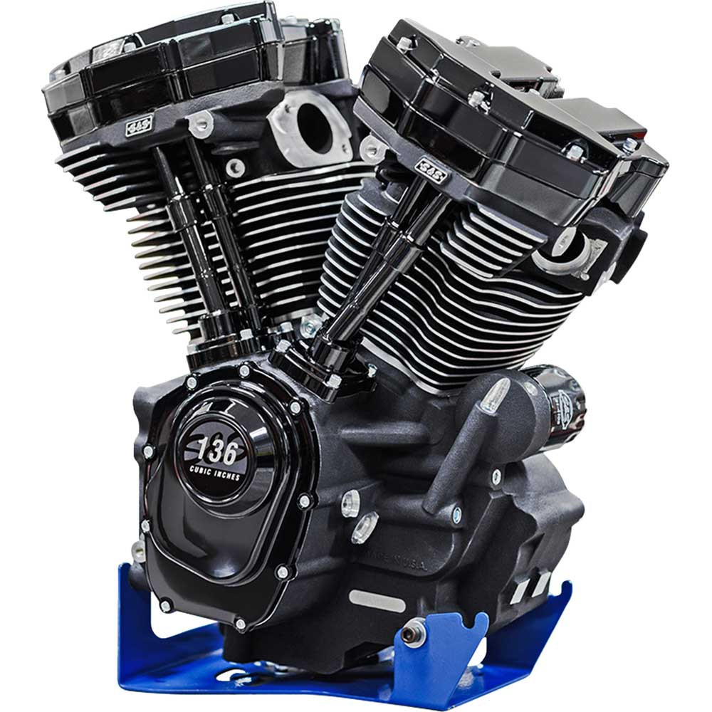 S&S MK136 Black Edition Engine with 550 Cam for 2017-2023 Harley