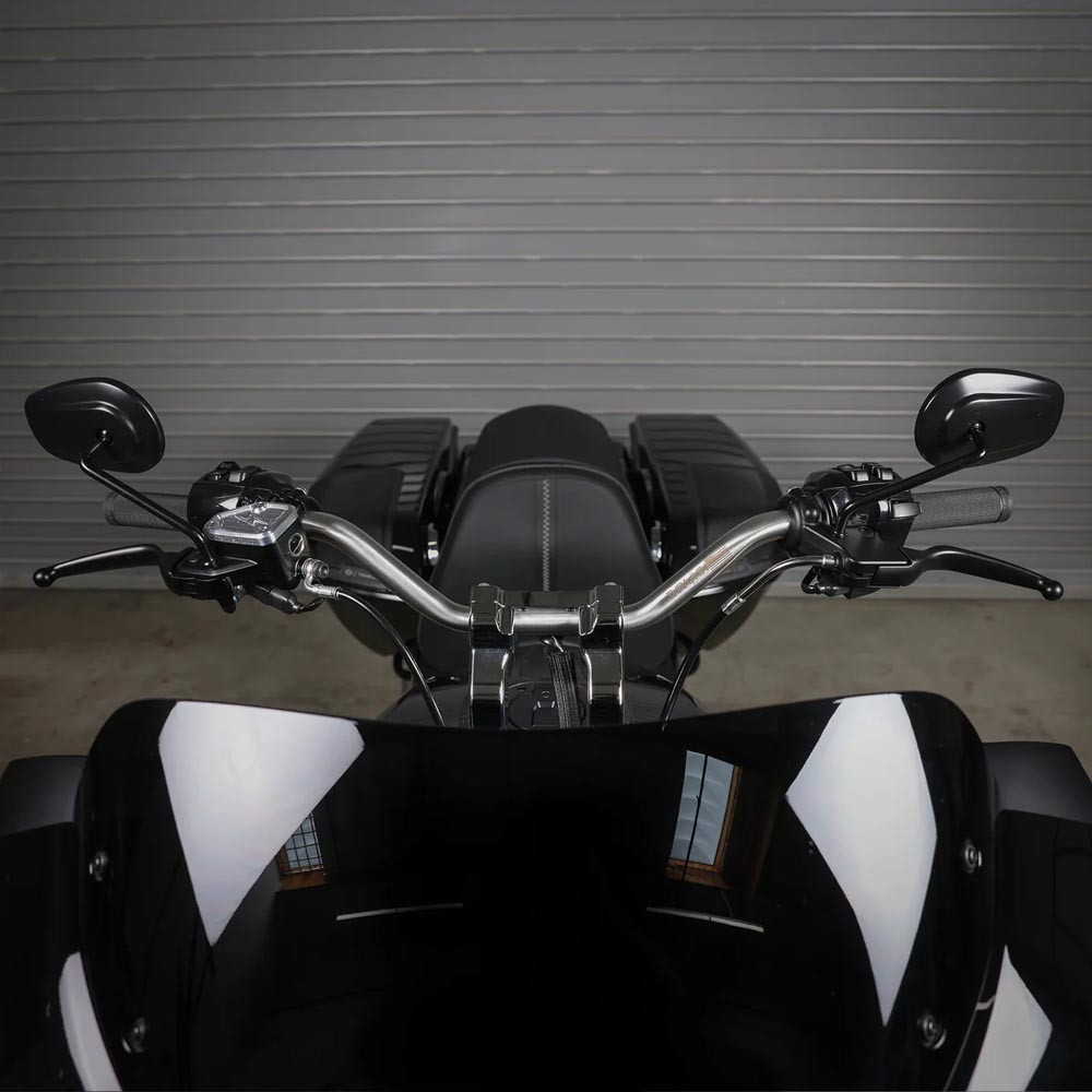 Thrashin Supply Mid Bend Bars for 2024 Harley Touring - Stainless