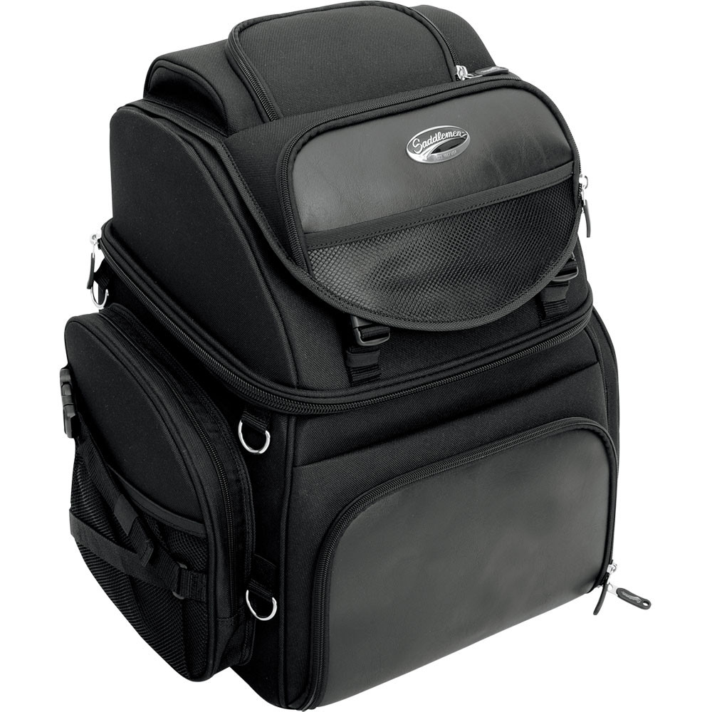 Saddlemen BR3400 Back Seat / Sissy Bar Bag - 3515-0107 - Get