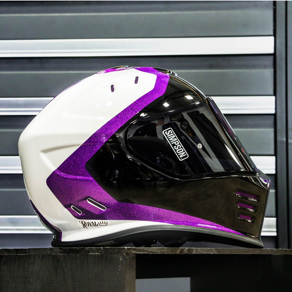 Simpson Ghost Bandit Motorcycle Helmet - Royal - Get Lowered Cycles
