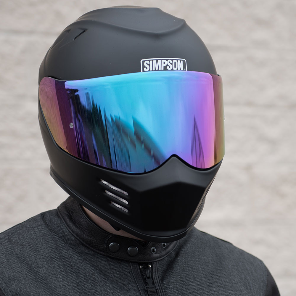Simpson Ghost Bandit Helmet - Matte Black - Get Lowered Cycles