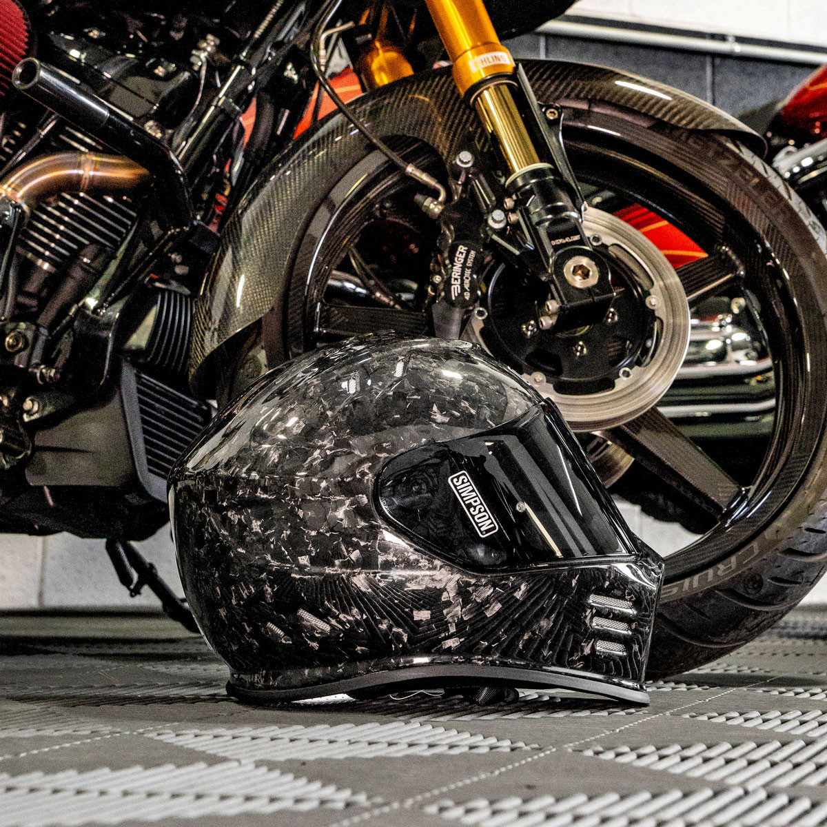 Simpson Ghost Bandit Forged Carbon Helmet - GBDFCLG - Get Lowered