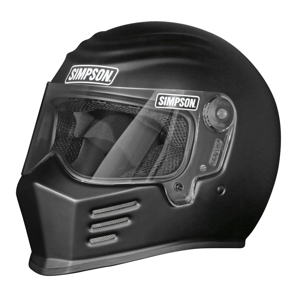 Simpson Motorcycle OB33XS Outlaw Bandit 3 Helmet Flat Black XS