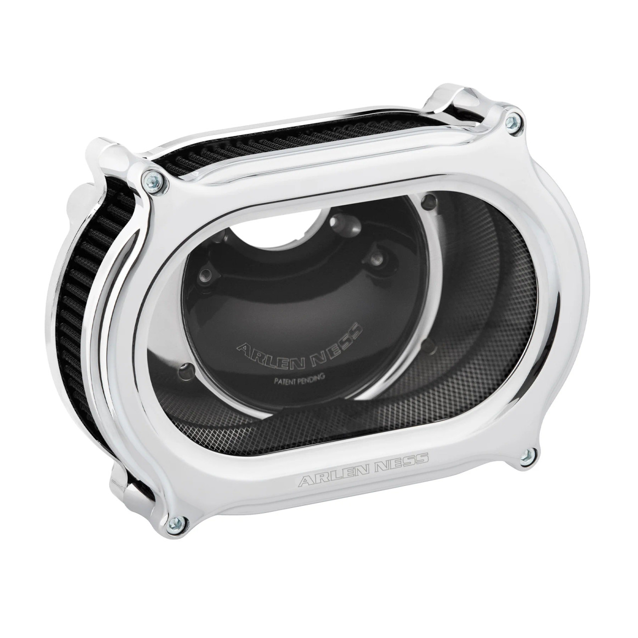 Arlen Ness Method Oval Air Cleaner for Harley - Chrome - Get
