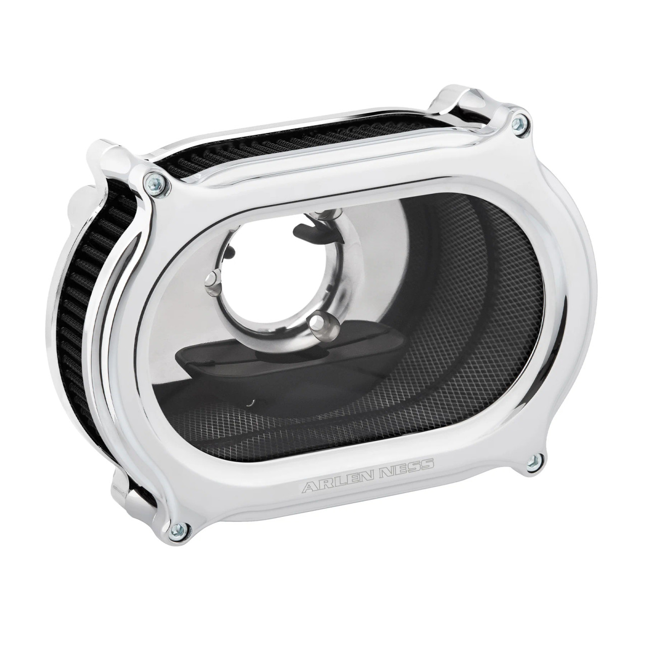 Arlen Ness Method Oval Air Cleaner for Harley - Chrome - Get