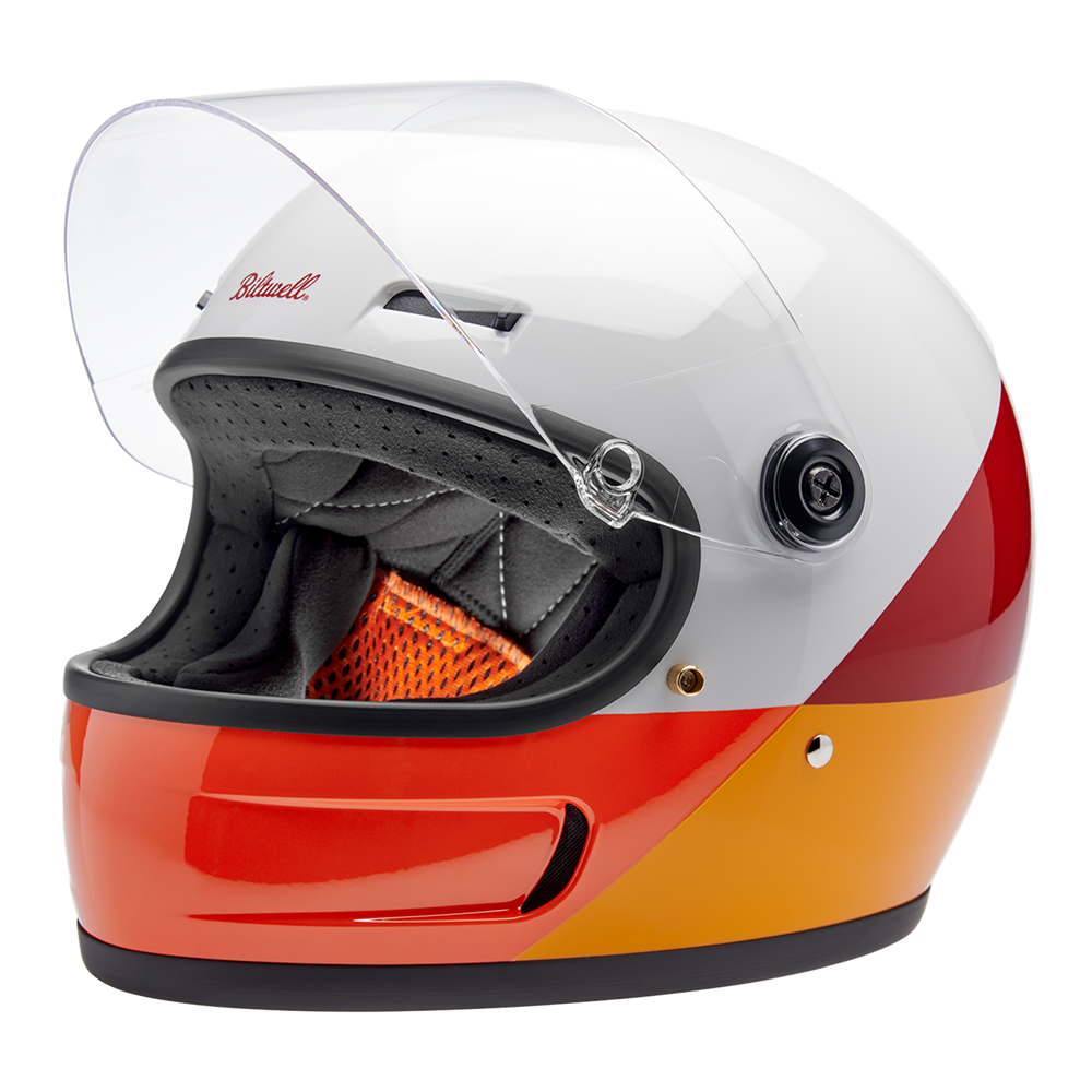 Biltwell Gringo SV Gloss Intersection Warm Helmet - Get Lowered Cycles