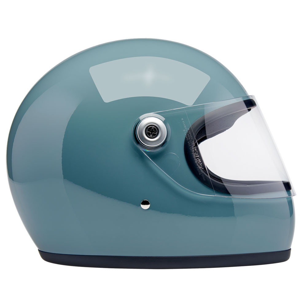Biltwell Gringo S ECE Gloss Agave Blue Helet - Get Lowered Cycles