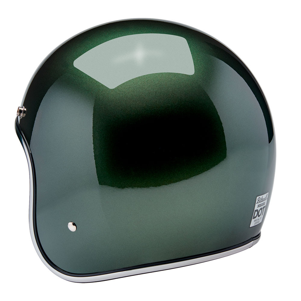 Biltwell Bonanza Motorcycle Helmet - Metallic Sierra Green - Get