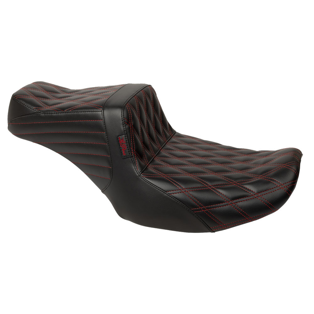 LePera Tailwhip Seat for 2024-2026 Harley Touring - Double Diamond