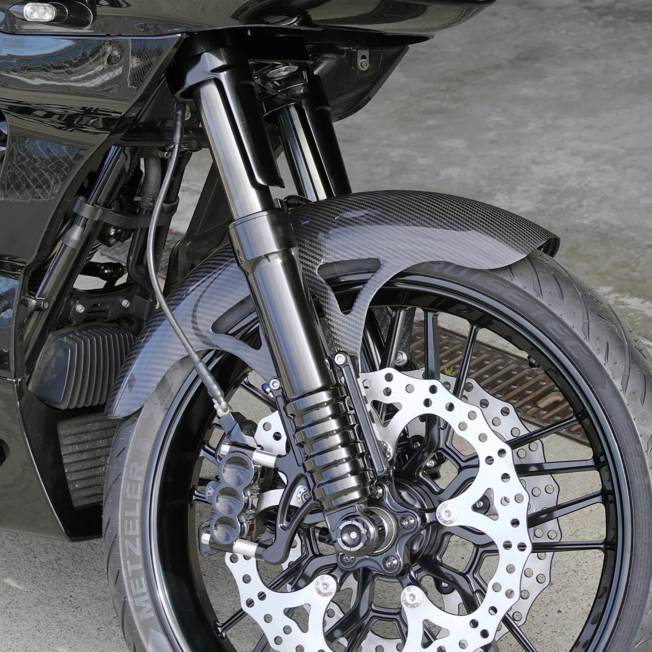 Arlen Ness Pro Sport Carbon Fiber Front Fender | 21