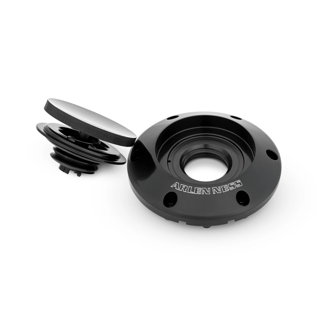 Arlen Ness Pop-Up Gas Cap Black – 2024-Up Harley-Davidson Touring
