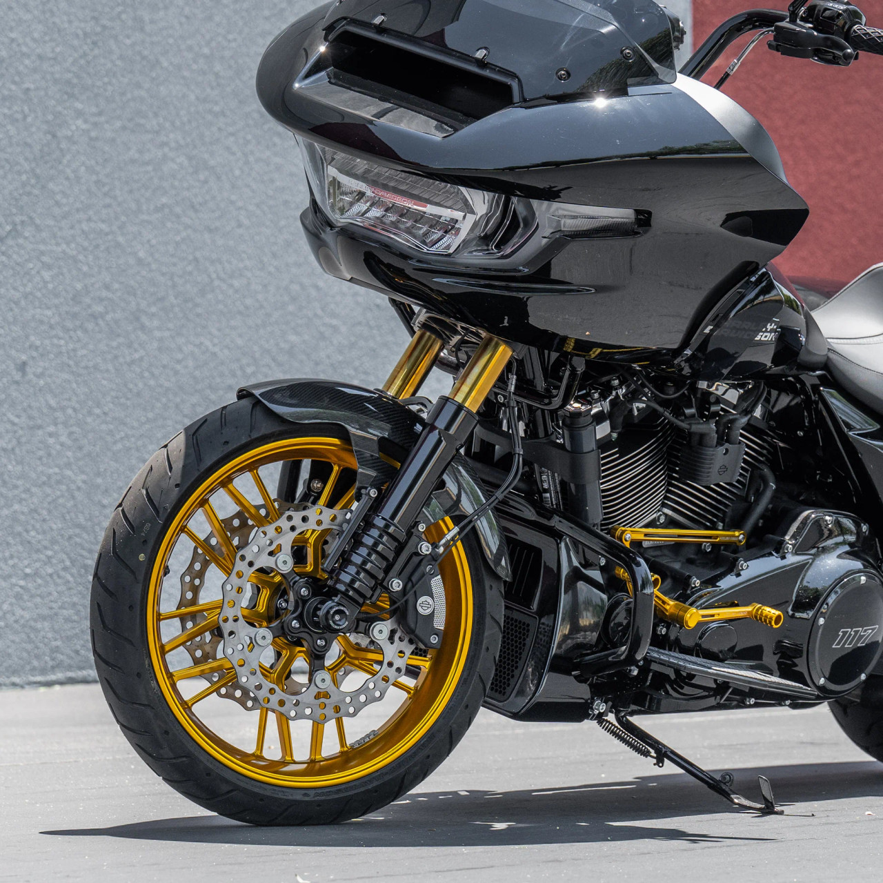 Arlen Ness Split Spoke Forged Wheels Gold – Premium Forged Alloy