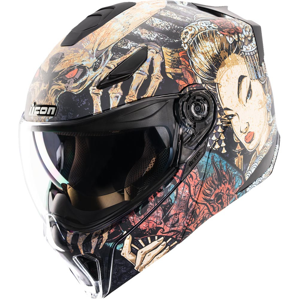 Icon Threshold Modular DOT Helmet - Odokuro - Get Lowered Cycles